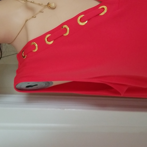 Michael Kors gold accent blouse - Picture 7 of 9